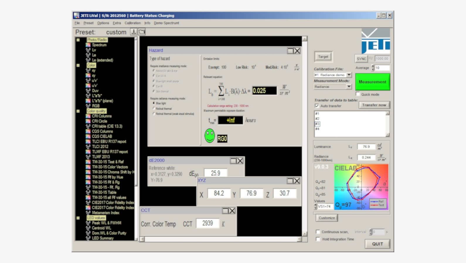 Custom preset example